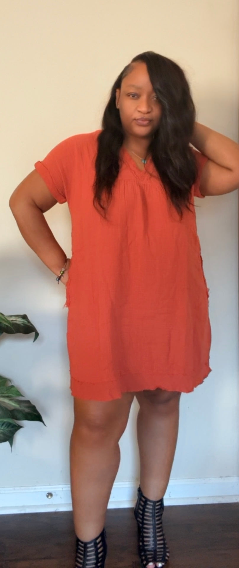 V Neck Dress